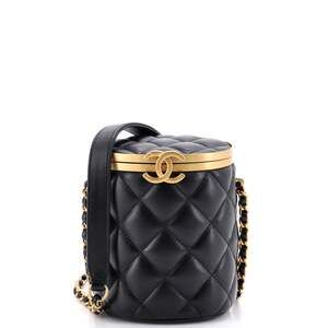 Chanel Crown Box Vanity Bag Quilted #222785C27B